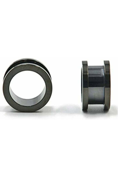 AMALFİ Σκουλαρίκια Piercing, Αξεσουάρ, Ατσάλινα, Σκουλαρίκια Διαστολής, Μαύρα