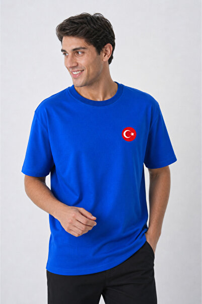 TREND EMMODA Tricou pentru fani al echipei naționale, cu emblema steagului tu...