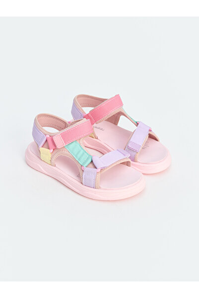 LC Waikiki Vizyon New Season Velcro Girls' Sandals