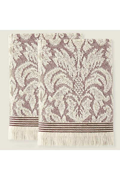 LC Waikiki Nevavm 100% Cotton Colin Face Towel with Difference in Color, 2-Pa...