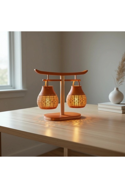 OEM Mini Decorative LED Night Light with Patterned Inspired by Kumiko