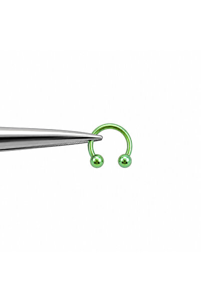 Dragon Cerrahi Çelik Çift Toplu Halka Piercing