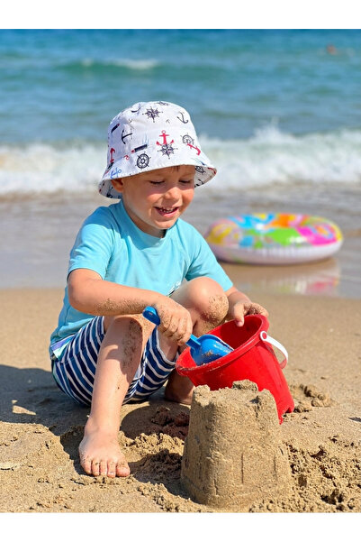 PIECE SIGNATURE 3-6 Years Old Kids' 80% Polyester Bucket Hat - Quick-Drying S...