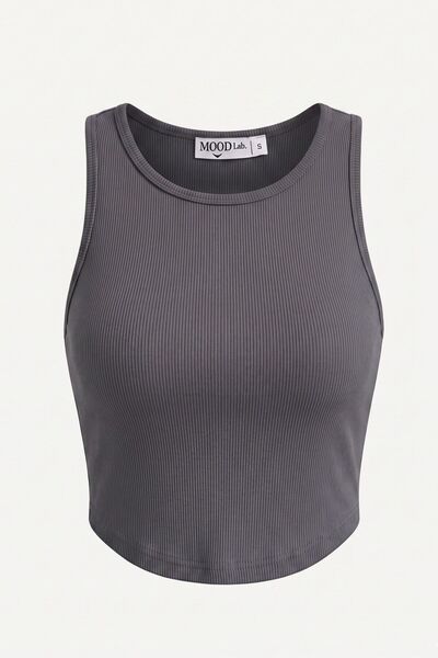 Mood Lab Kadın Kaşkorse Oymalı Fitted Crop Top Atlet