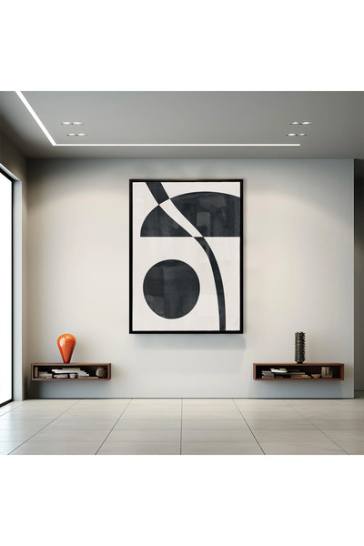 ALAYRA International لوحة جدارية كبيرة مع إطار 70 × 90 سم لتزيين غرفة المعيشة