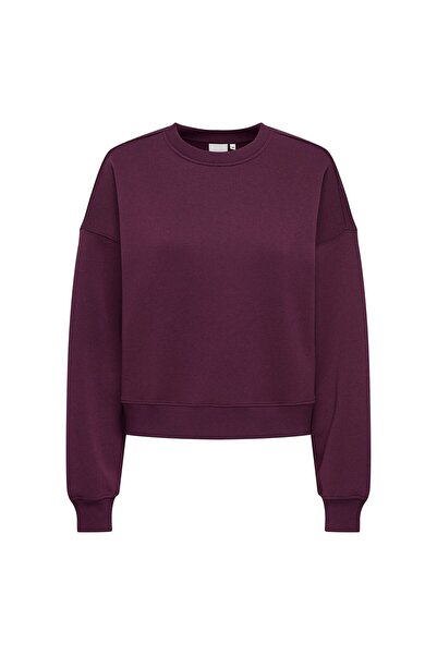 ONLY Damen Sweatshirt - ONLBEST CREW NECK SWEAT, Rundhals, Regular Fit, einfa...
