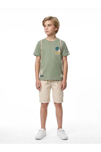 XO Kids Bagged Boys' Summer 2-Piece Top and Bottom Set 8-14 Years 4167