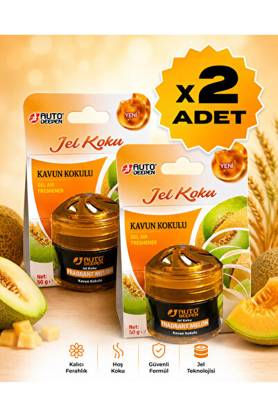 Er Auto 2'li Auto Deepen Kavun Kokulu Jel Araç Kokusu 50 gr – Fragrant Melon ...