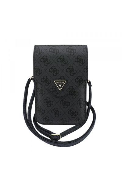 Guess Geanta Universala pentru Telefon, Guess, Fliptok Triangle 4G, Neagra