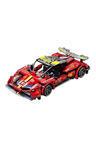 Leno Build-And-Connect Pull-Back Car Toy, Creative Building Block Toy, ABS Ma...