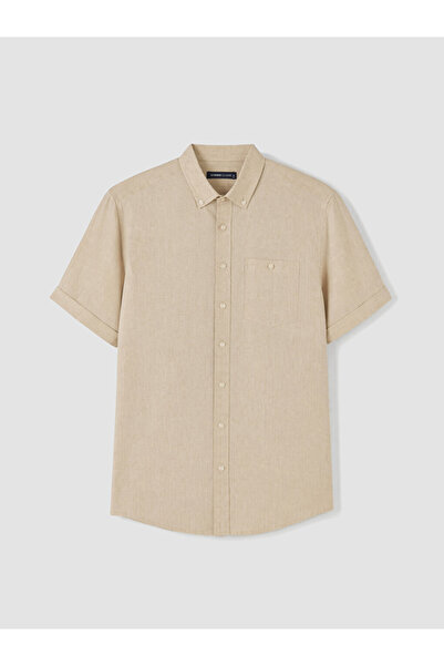 LC Waikiki Esvab • Modern & Distinctive Standard Fit Linen Blend Men's Shirt