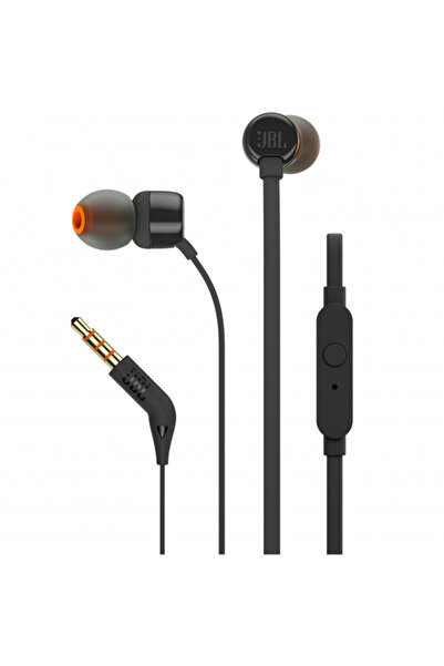 JBL Handsfree 3.5mm T110, Black JBLT110BLK
