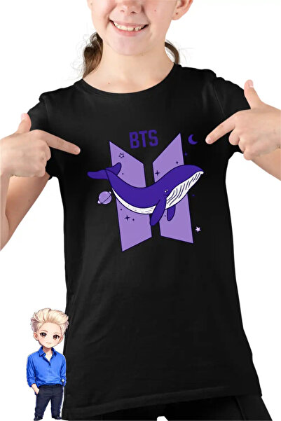OEM Παιδικό Κοριτσίστικο Μπλουζάκι K-pop BTS Σύμπαν Φάλαινα