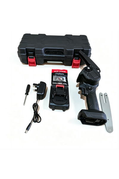 Unbraded Battery-Powered Wood Saw – Portable Cordless Chainsaw, Powerful Moto...