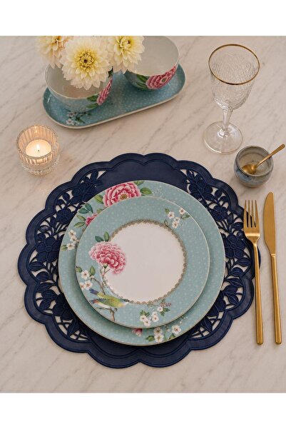 İNCİ ÇEYİZ 1 Piece Ivy Model Artificial Leather Double-Sided Usable Embroider...