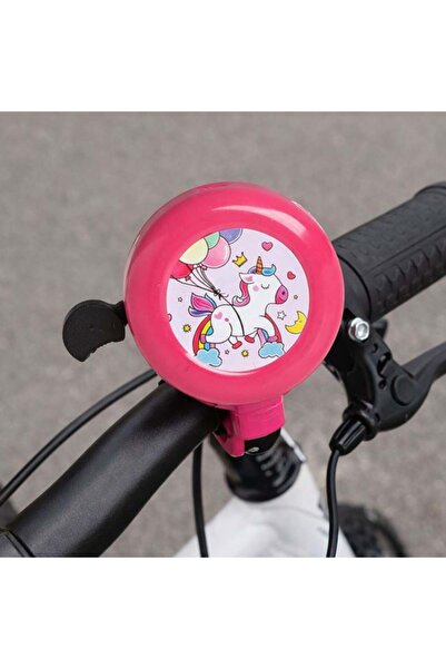 OEM Bicycle Horn/Bell, Pink, Loud Sound, Easy Installation, Unicorn Model