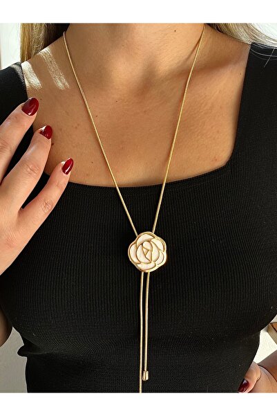 Twinssis Accessories Gold Women's Y Model Necklace with Elevator Design