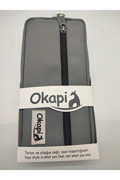 Okapi (OKP-135/R) KALEM ÇANTASI GRİ
