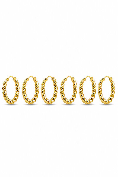 Jack Ferrero Women's 3 Pairs 6 Pieces Set Earring Set