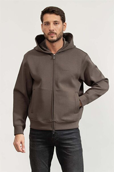 Emporio Armani Erkek Kapüşonlu Sweatshirt Siyah