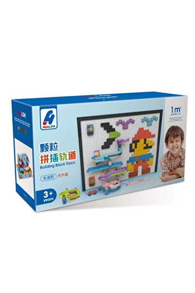 Puzzle Set of Cubes with Bases Covering 1 Square Meter on the Wall or Table