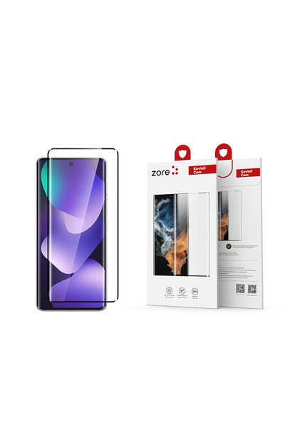 VARDAR AKSESUAR واقي شاشة زجاجي كامل اللصق لهاتف Redmi Note 15 4G VRDR - شفاف