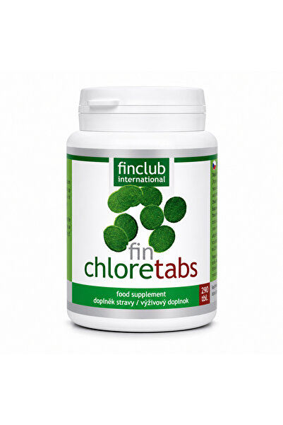 Finclub Fine food supplement Chloretabs, 290 tablets, Chlorella pyrenoidosa 3...
