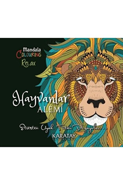 Karatay Yayınları Animal Kingdom - Mandala Coloring Relax