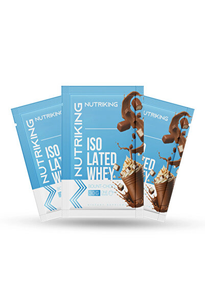 Nutriking Isolated Whey Protein (Şase) 30 Adet Protein Tozu Coco & Choco Arom...
