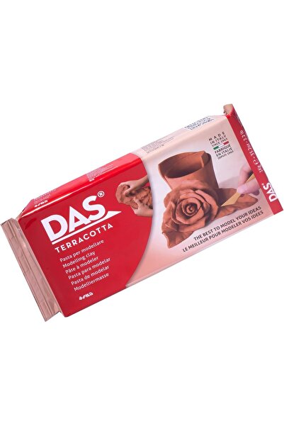 Das Air Dry Modeling Clay, Terracotta, 2.2 lb, Flexible for Sculpting and Col...