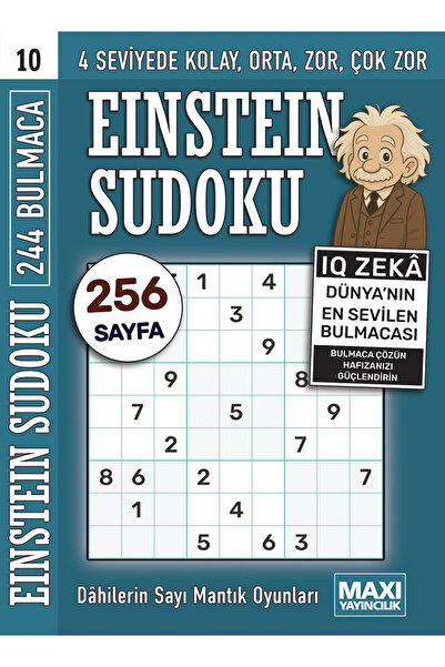 MAXİ Sudoku Dahilerin Sayı ve Mantık Oyunları 10