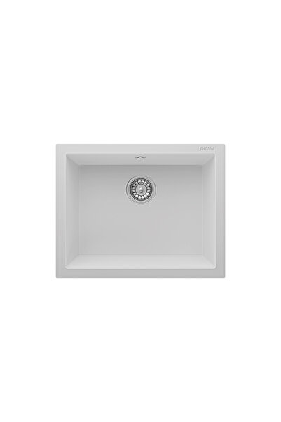 RealStone REAL STONE K12 GORDION 60 BEYAZ GRANİT EVİYE