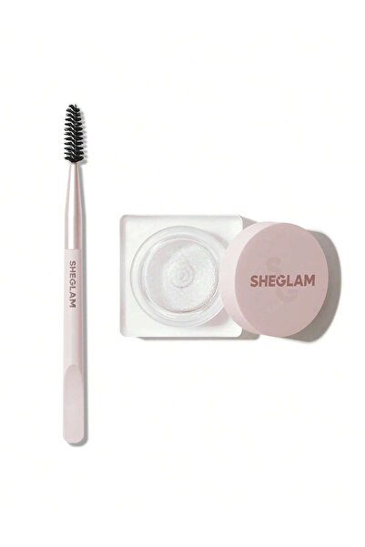 SHEGLAM طقم تثبيت الحواجب - شفاف كالكريستال