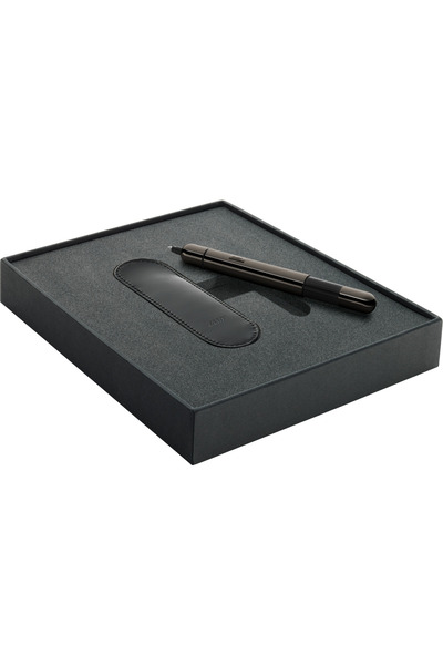 Lamy 281 pico ruthenium PVD Σετ που περιλαμβάνει δερμάτινη θήκη