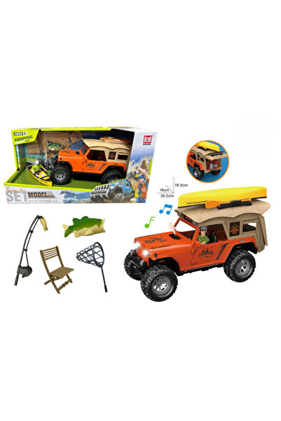 OEM Mașină Off‑Road, Playset cu Cayak Galben