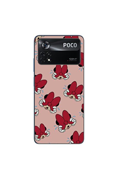 OEM Калъф, съвместим с Xiaomi Poco X4 Pro, силиконов гел TPU, с десен Мини, ч...