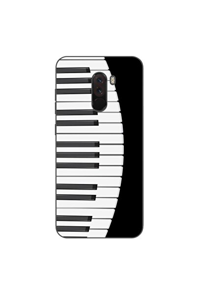 OEM Θήκη συμβατή με Xiaomi Pocophone F1 από σιλικόνη gel TPU με σχέδιο πλήκτρ...