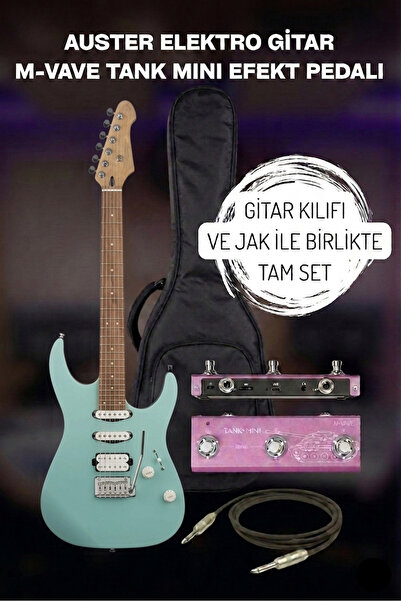 Auster As120 California Series Elektro Gitar Sahne Seti! (Gitar Kılıfı + Jak ...