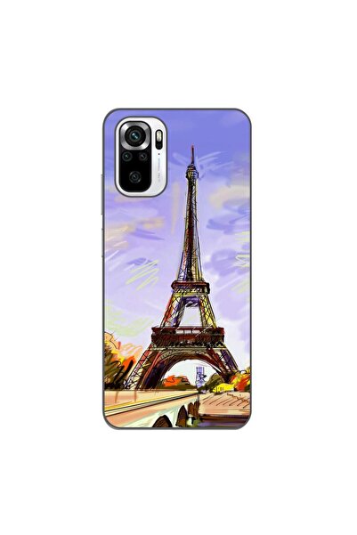 OEM Husa compatibila cu Xiaomi Poco M5s Silicon Gel Tpu Model Desen Turnul Ei...