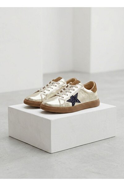 NUR KARACA 26Y-088-7113 Genuine Leather Flat Sole Sneaker Sports Shoes for Women