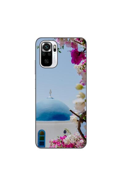 OEM Θήκη συμβατή με Xiaomi Poco M5s Σιλικόνης Gel TPU με σχέδιο Ελλάδα Σαντορίνη