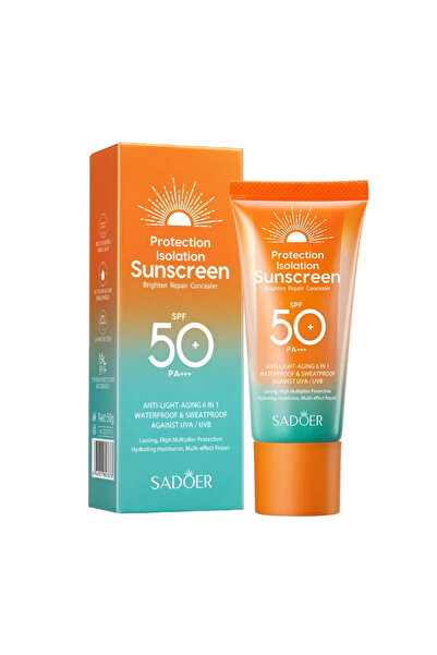 SADOER Probiotic Solar Blocker SPF50+ 50ml – Αντηλιακή Κρέμα Προσώπου με Προβ...