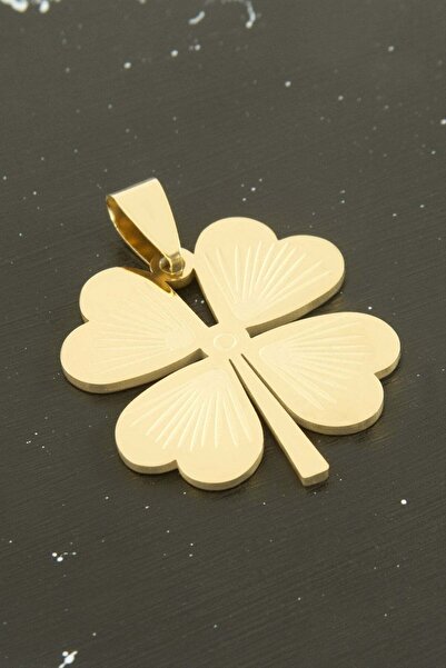 Marsilyan Clover Steel Pendant 3.5 cm Ilkel-Bjt940