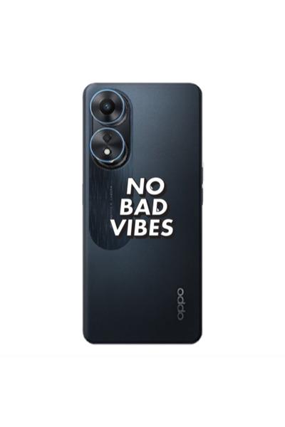 Other Oppo A 98 No bad vibes Transparent Silicone TPU Θήκη