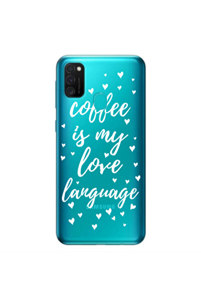 Other Samsung M21 Coffe is my love language Transparent Silicone TPU Θήκη