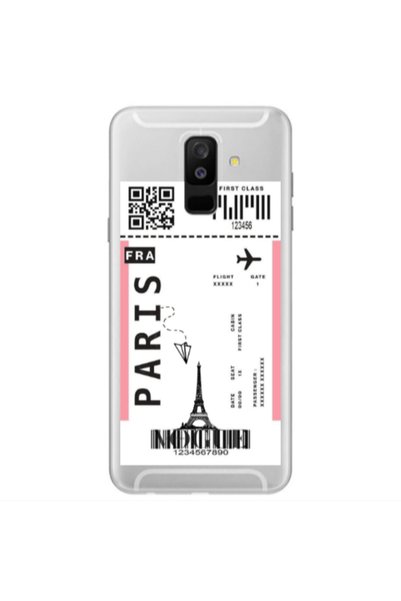 Other Samsung A6 Plus Paris FRA Transparent Silicone TPU Θήκη