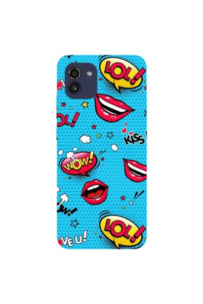 Other Samsung A03 Sticker Lol desing Transparent Silicone TPU Θήκη