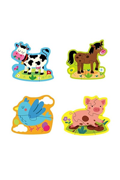 OEM Educational Puzzle for Children, Farm Animals, Learning through Play, 16 ...
