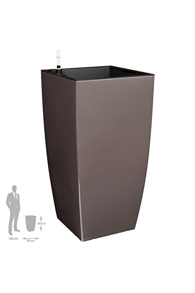 Roberto Rossi Ghiveci inteligent H66x36x36 cm cu set complet udare Cubico mar...
