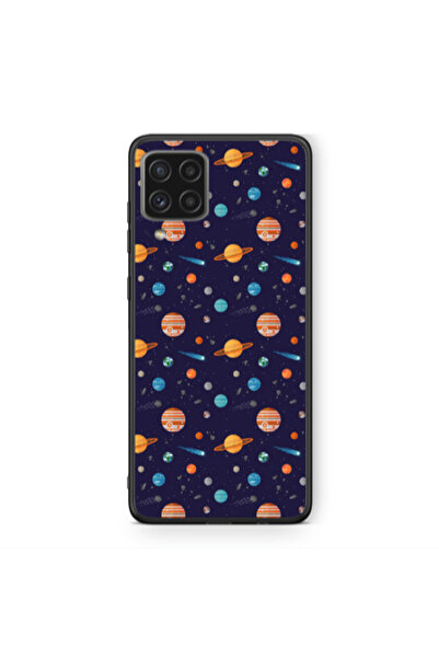 Other Samsung A22 4G Planets Black Glossy Θήκη